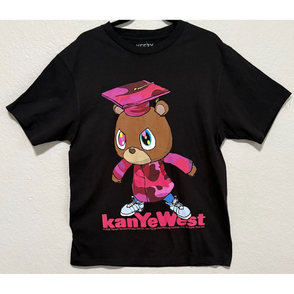 YEEZY Kanye West Graduation Bear T-Shirt Black Medium New With Tags